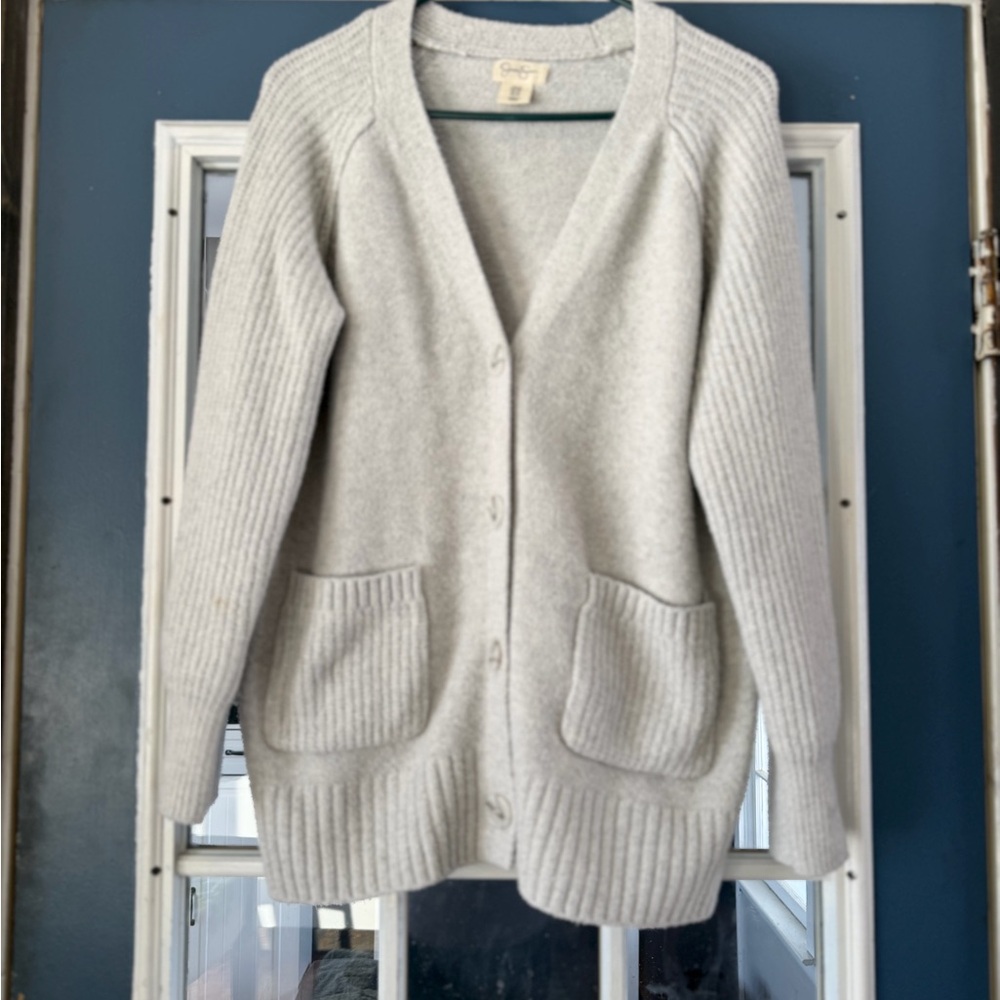 Jessica Simpson Light Gray Cardigan Sweater